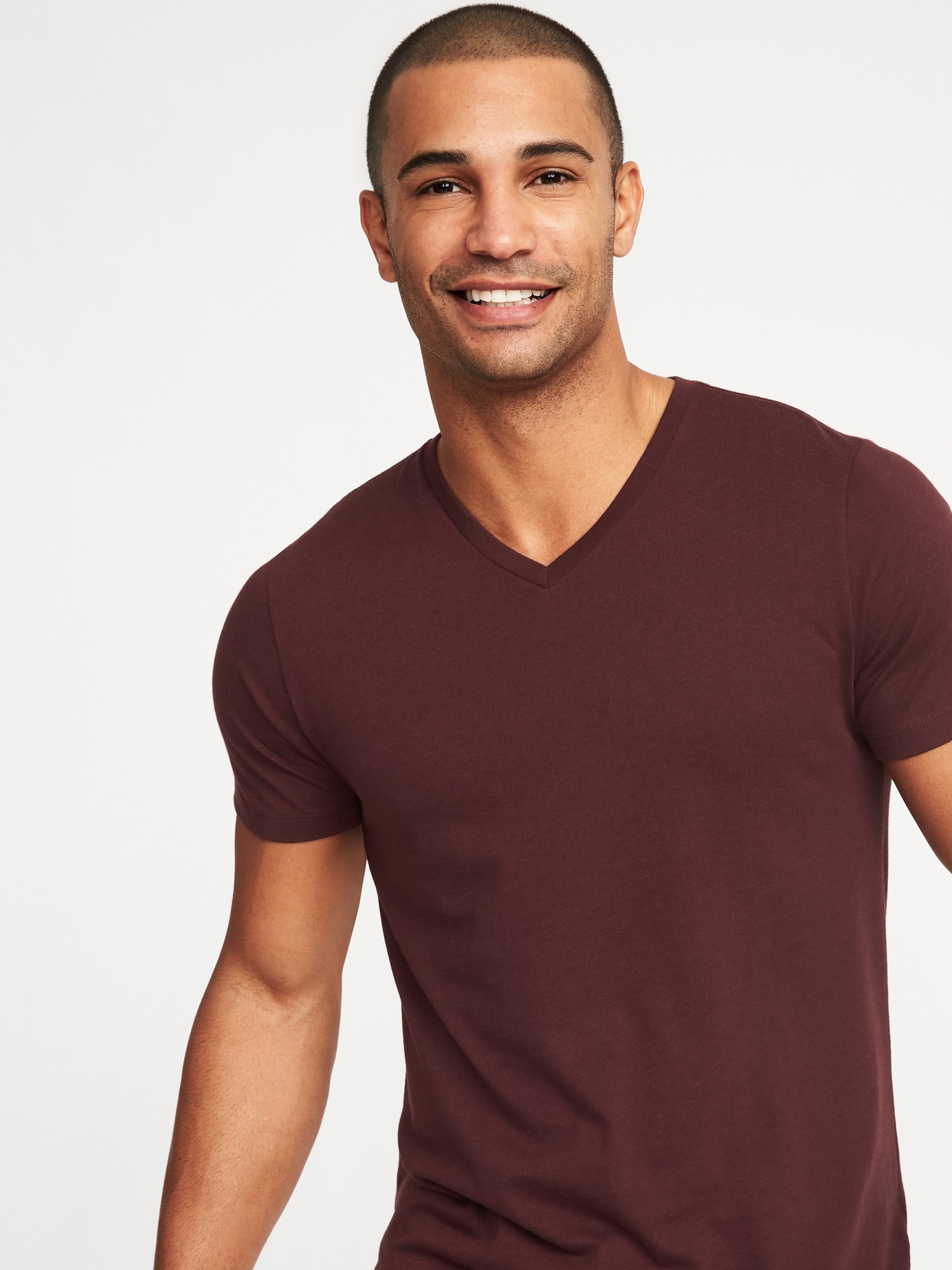 Soft-Washed Perfect-Fit V-Neck T-Shirt 