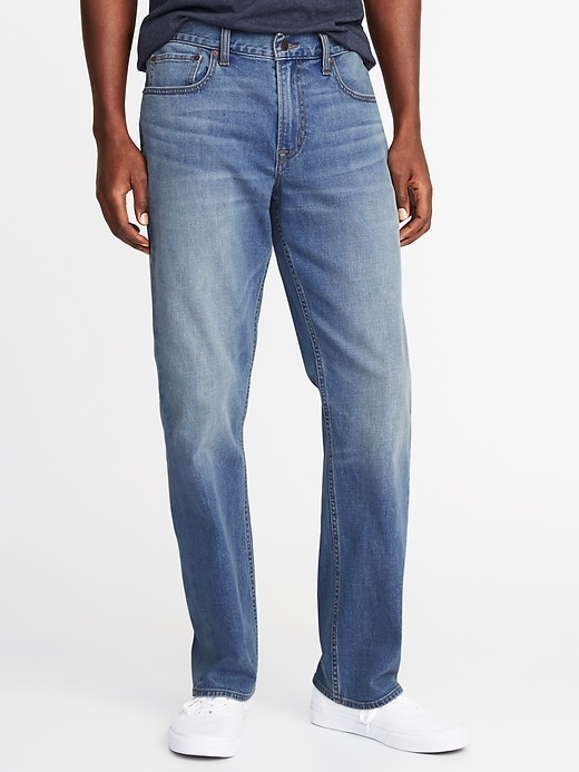 View large product image 1 of 2. Straight Built-In Flex Jeans