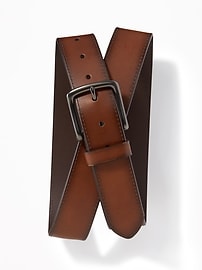 Image number 1 showing, Faux-Leather Belt