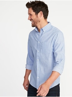 Regular-Fit Built-In Flex Everyday Shirt for Men