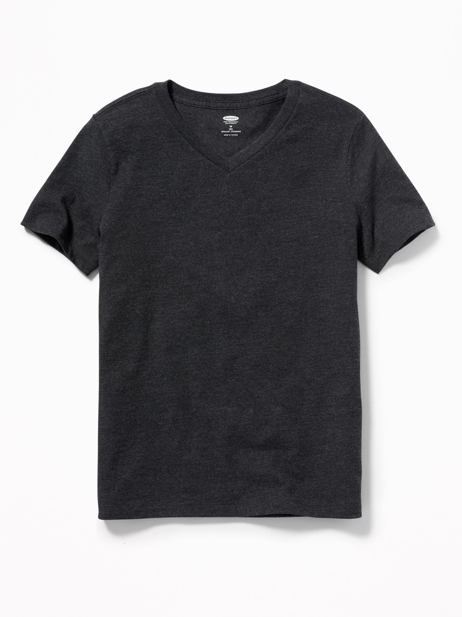 Old Navy Softest V-Neck T-Shirt for Boys gray. 1