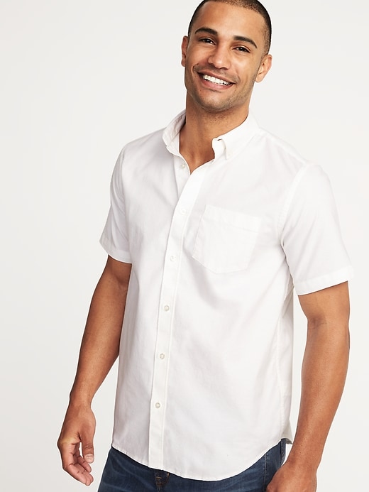 Image number 1 showing, Clean-Slate Everyday Oxford Short-Sleeve Shirt