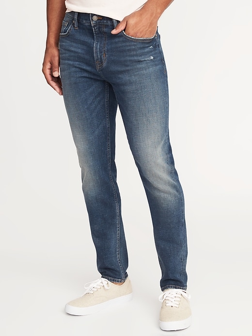 View large product image 1 of 2. Relaxed Slim Taper Built-In Flex Jeans