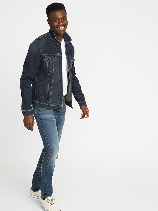 Image number 3 showing, Built-In Flex Jean Jacket For Men