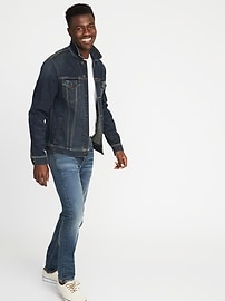 old navy mens black denim jacket