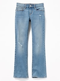 View large product image 3 of 3. Distressed Boot-Cut Jeans for Girls