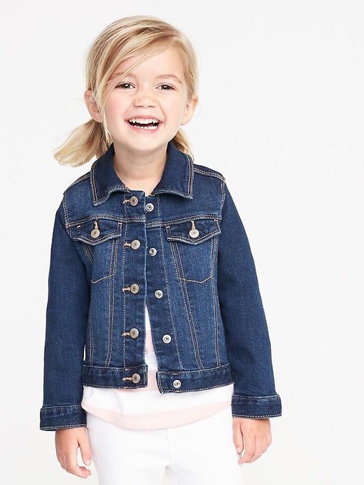 View large product image 1 of 4. Jean Jacket For Toddler Girls