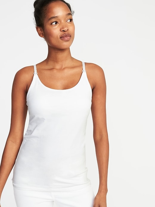 View large product image 1 of 1. Maternity Fitted First-Layer Nursing Cami