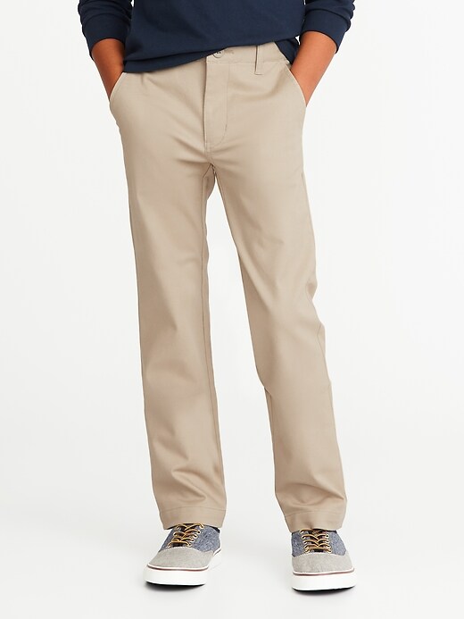 Uniform Built-In Flex Stain-Resistant Skinny Khakis for Boys  