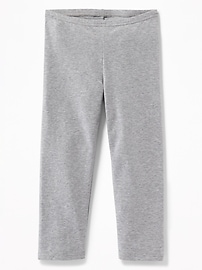 Image number 1 showing, Short Crop Jersey Leggings for Girls