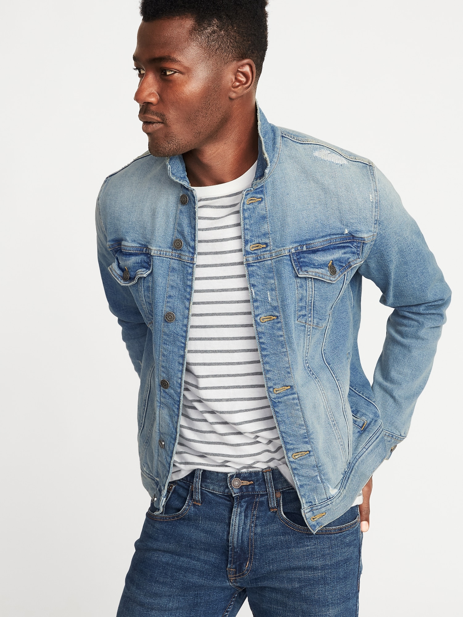 Jean jackets for store mens old navy