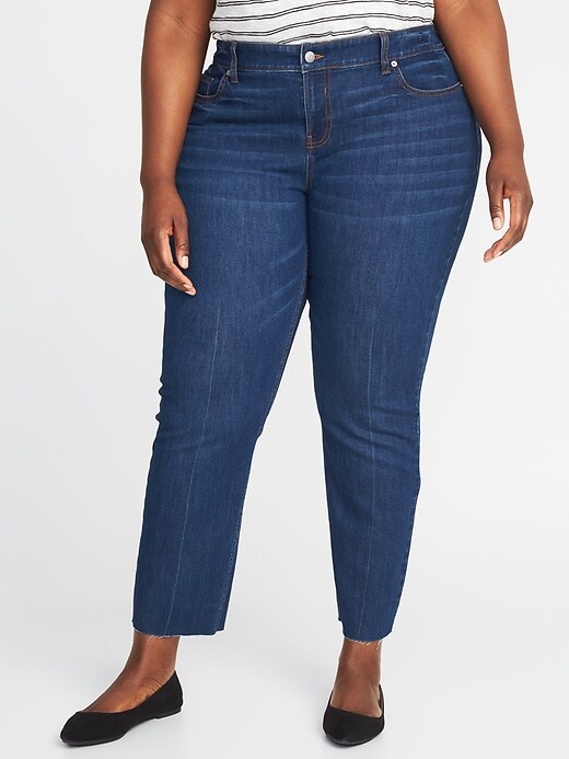 View large product image 1 of 2. High-Rise The Plus-Size Power Jean a.k.a. The Perfect Straight Ankle