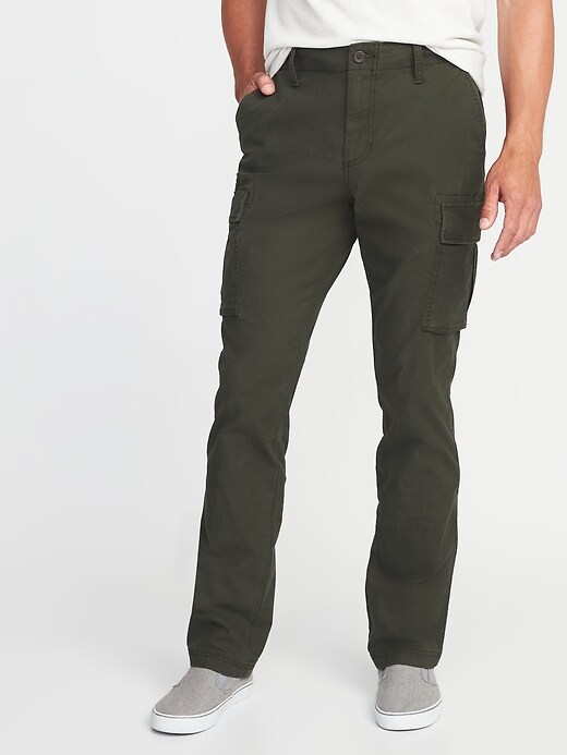Flex Khaki Cargo Pants 