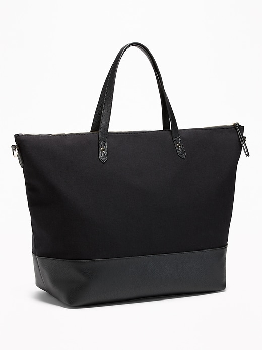 Image number 4 showing, Canvas Weekender Tote for Women