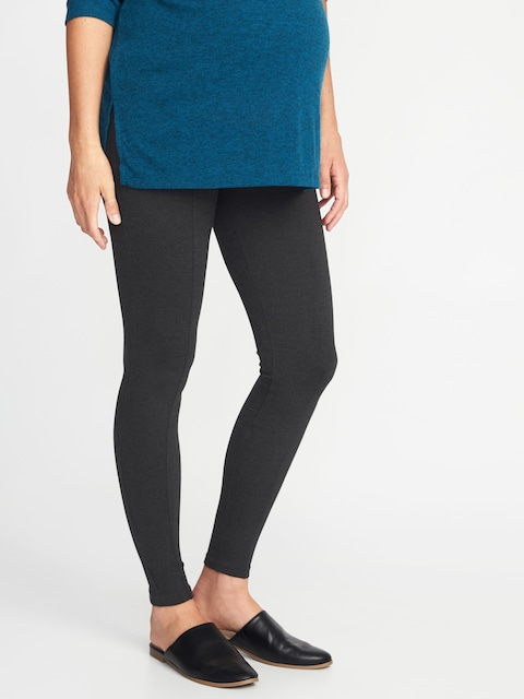 Maternity Stevie Full-Panel Ponte-Knit Pants