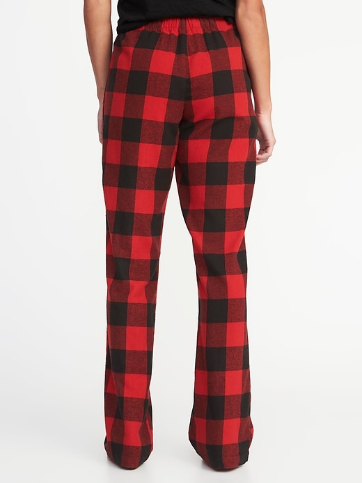 View large product image 2 of 2. Patterned Flannel Sleep Pants for Women