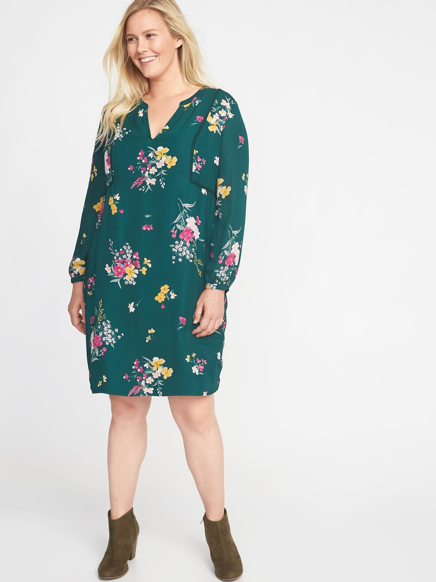 old navy plus size swing dress