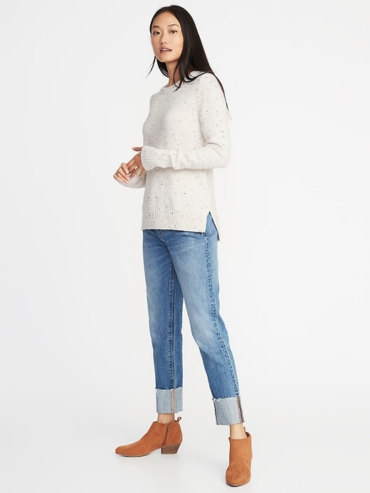 Image number 3 showing, Cozy Crew-Neck Sweater for Women