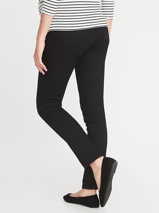 View large product image 2 of 3. Maternity Side-Panel Skinny Jeans