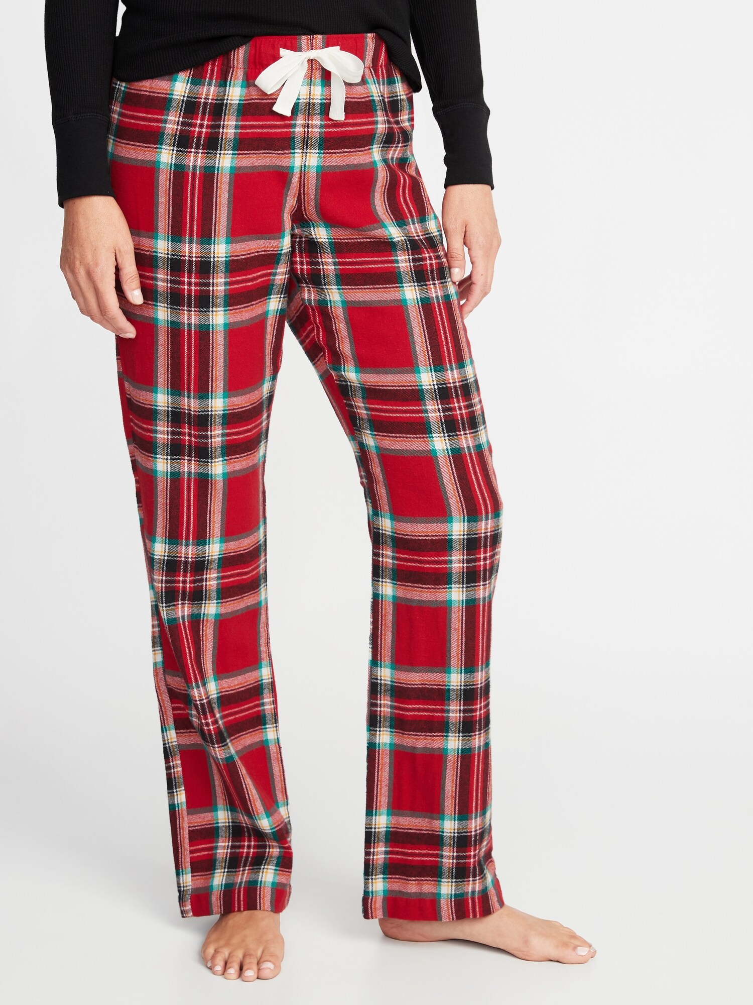 NEW Old Navy Patterned Flannel Sleep Lounge Pants Women Plus Size 2X Red  Plaid