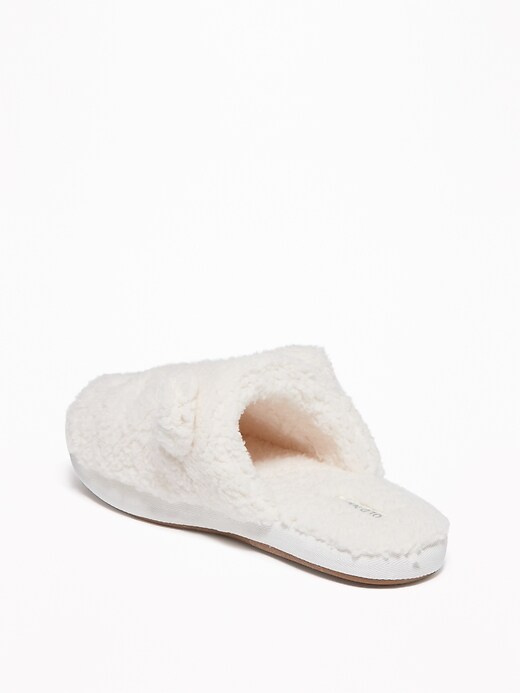 Image number 4 showing, Sherpa Critter Slide Slippers for Women
