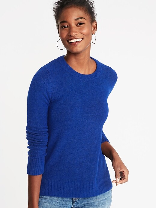 Cozy crew neck clearance sweater old navy