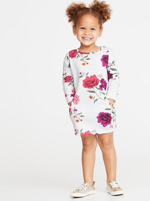 Fleece Shift Dress for Toddler Girls