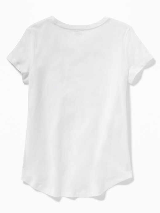 View large product image 2 of 3. Softest Crew-Neck T-Shirt for Girls