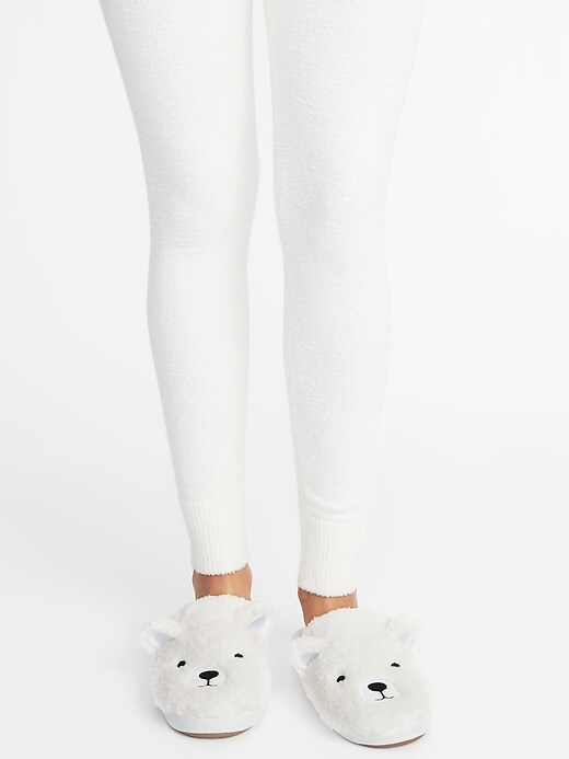 Image number 2 showing, Sherpa Critter Slide Slippers for Women