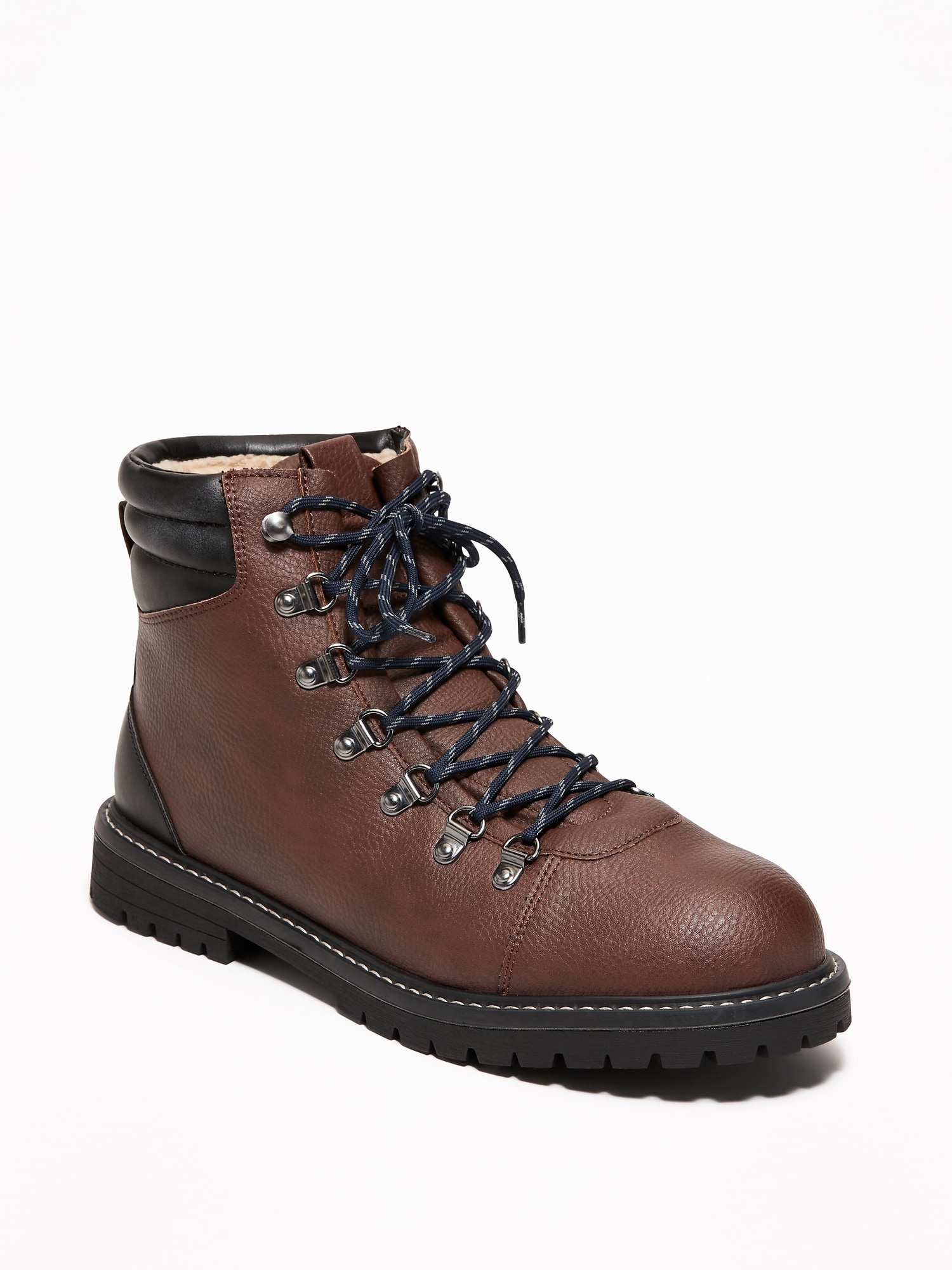 Sherpa lined boots on sale mens