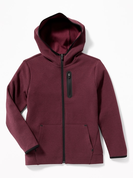 View large product image 1 of 1. Dynamic Fleece 4-Way-Stretch Zip Hoodie for Boys