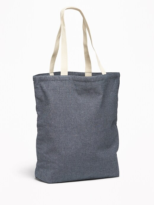 View large product image 1 of 1. Chambray Tote for Women