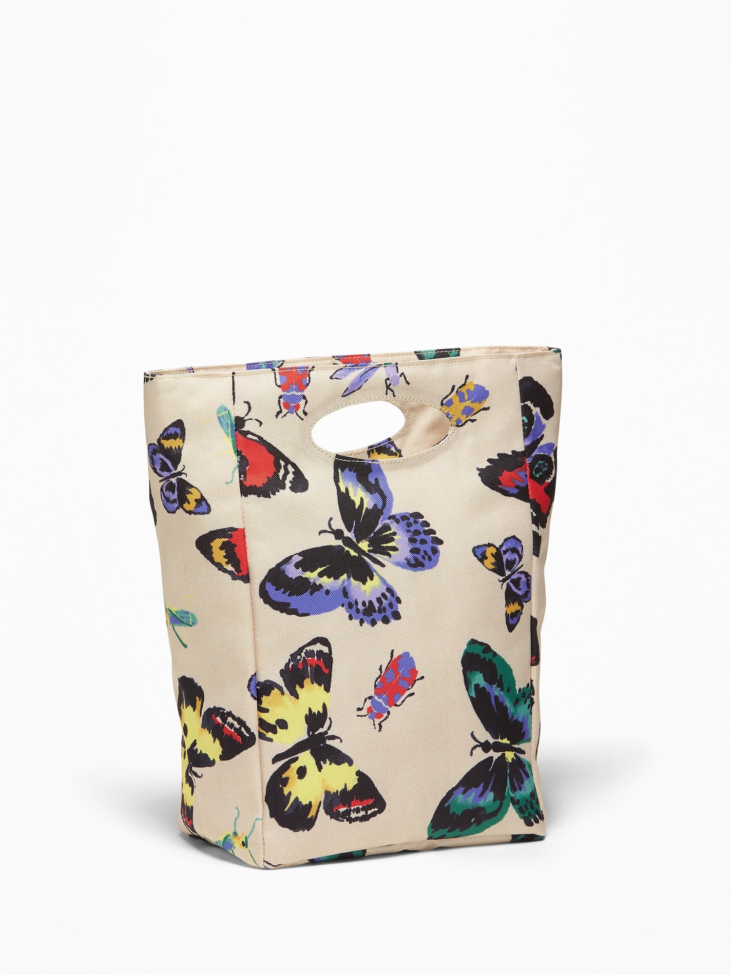 thermal tote butterfly swirl dot