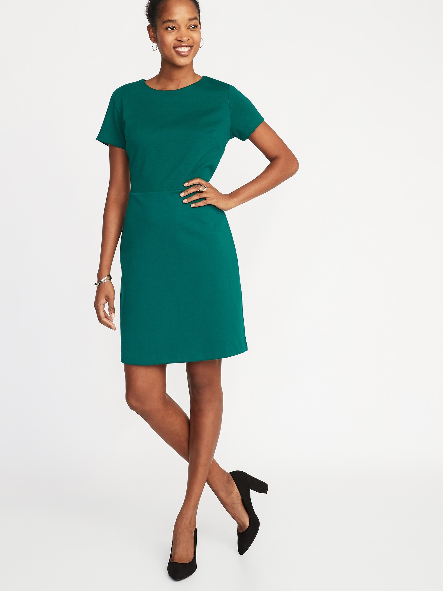 Ponte Knit Sheath Dress for Women Old Navy