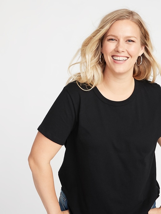 Image number 4 showing, EveryWear Plus-Size Crew-Neck Tee