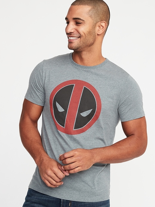 L'image numéro 1 présente T-shirt imprimé Deadpool Marvel ComicsMC pour homme