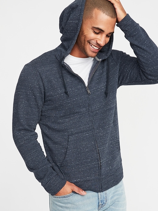 Old Navy Soft-Washed Zip-Front Hoodie for Men - 7747690130