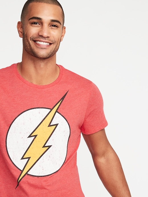 L'image numéro 5 présente T-shirt unisexe The Flash de DC ComicsMC pour adulte