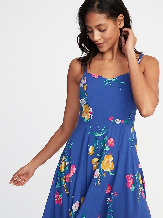 Perfume Closet ／ Camisole Flare Dress Uniqlo Printed Flare Camisole Dress | TikTok
