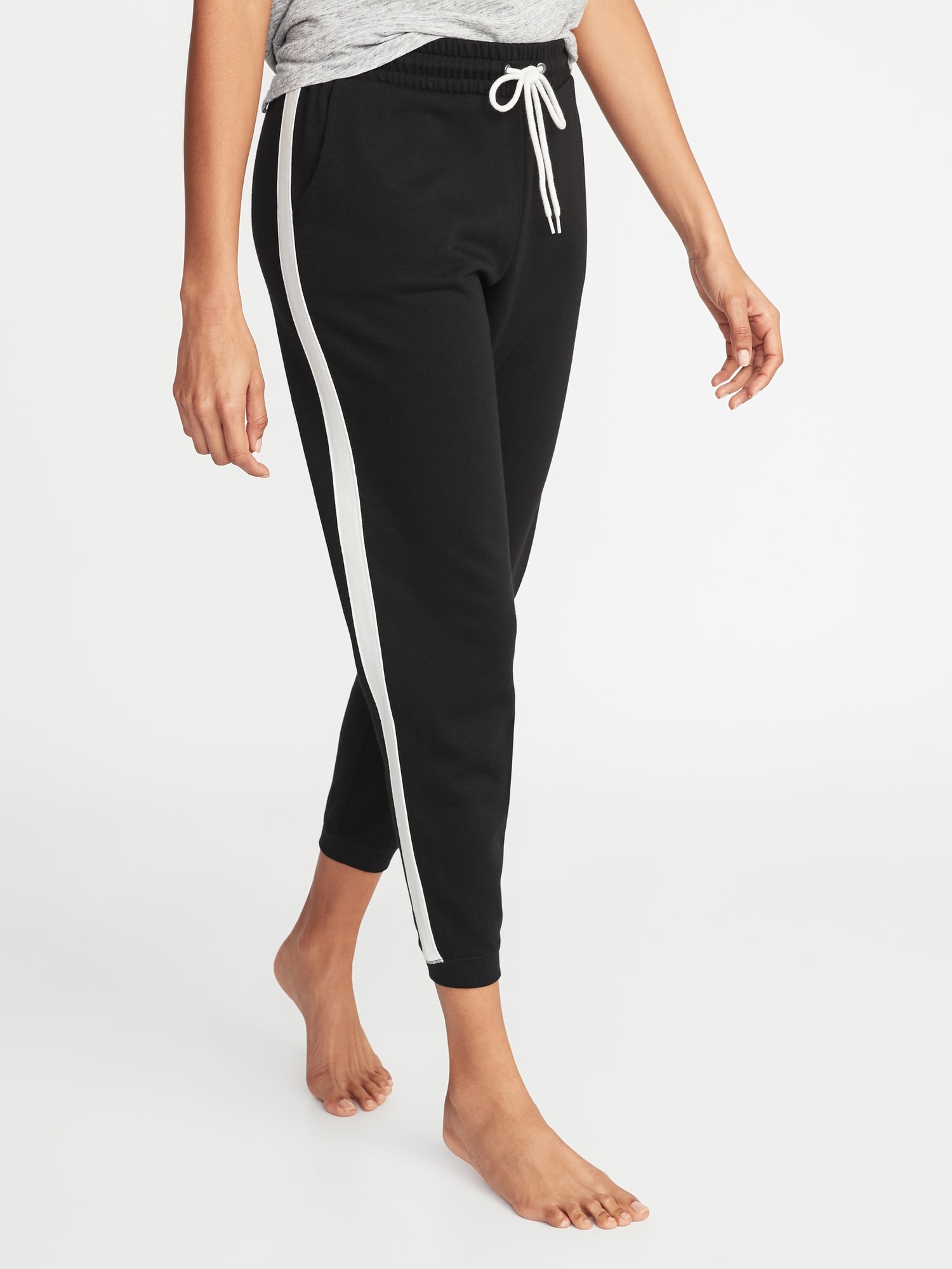 Sweatpants with Side Stripes