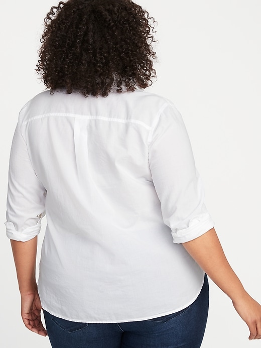 Image number 2 showing, Clean-Slate No-Peek Plus-Size Classic Shirt