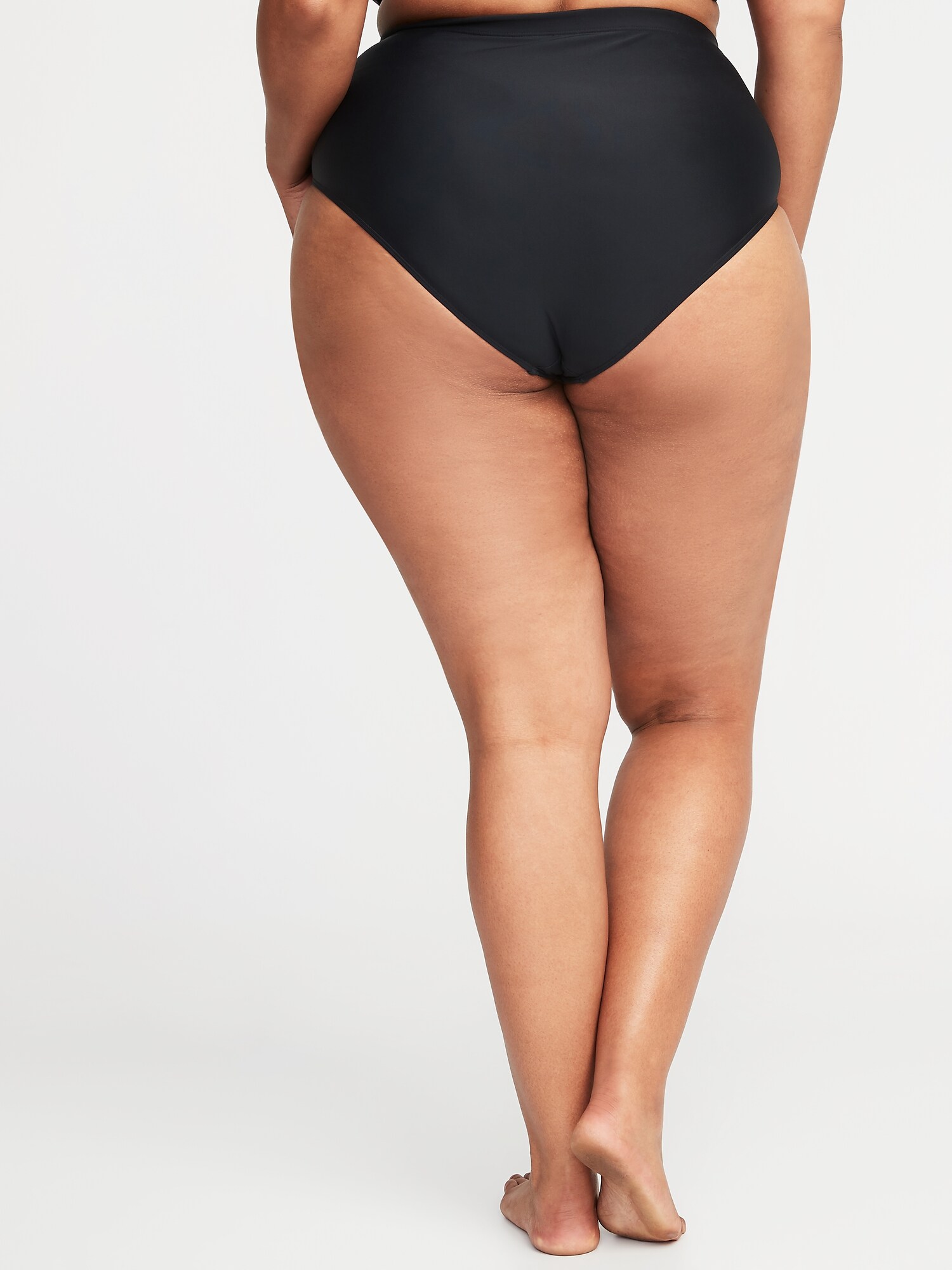 High Waisted Secret Smooth Plus Size Swim Bottoms Old Navy