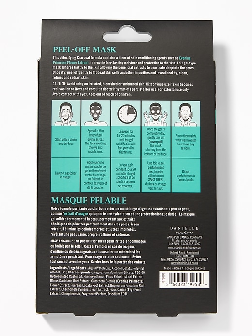 View large product image 2 of 2. Danielle&#174 Creations Charcoal Peel-Off Mask