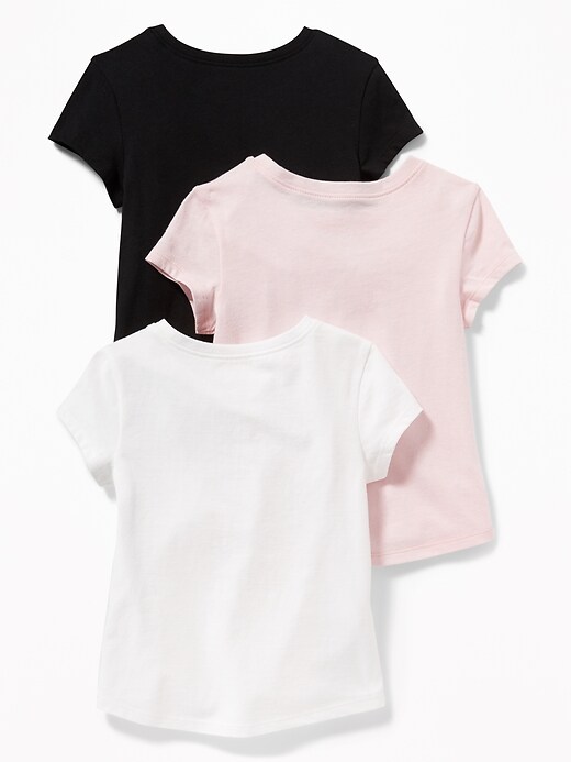 Short-Sleeve T-Shirt 3-Pack for Toddler Girls