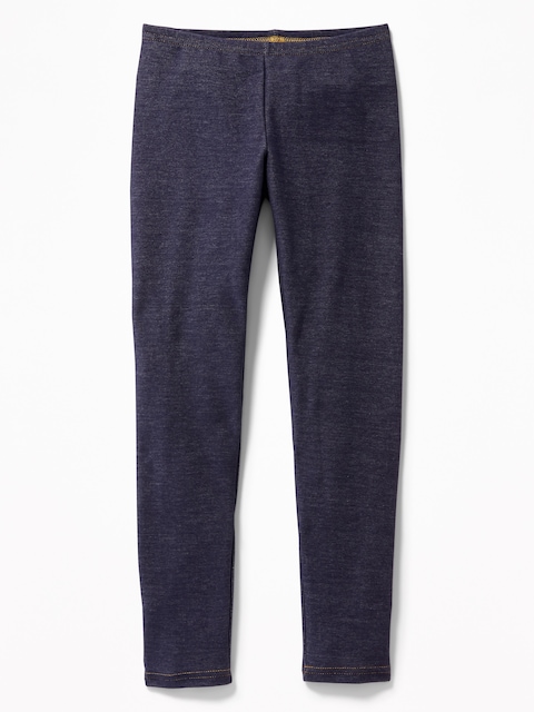 French-Terry Leggings for Girls