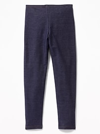 Image number 2 showing, French-Terry Leggings for Girls