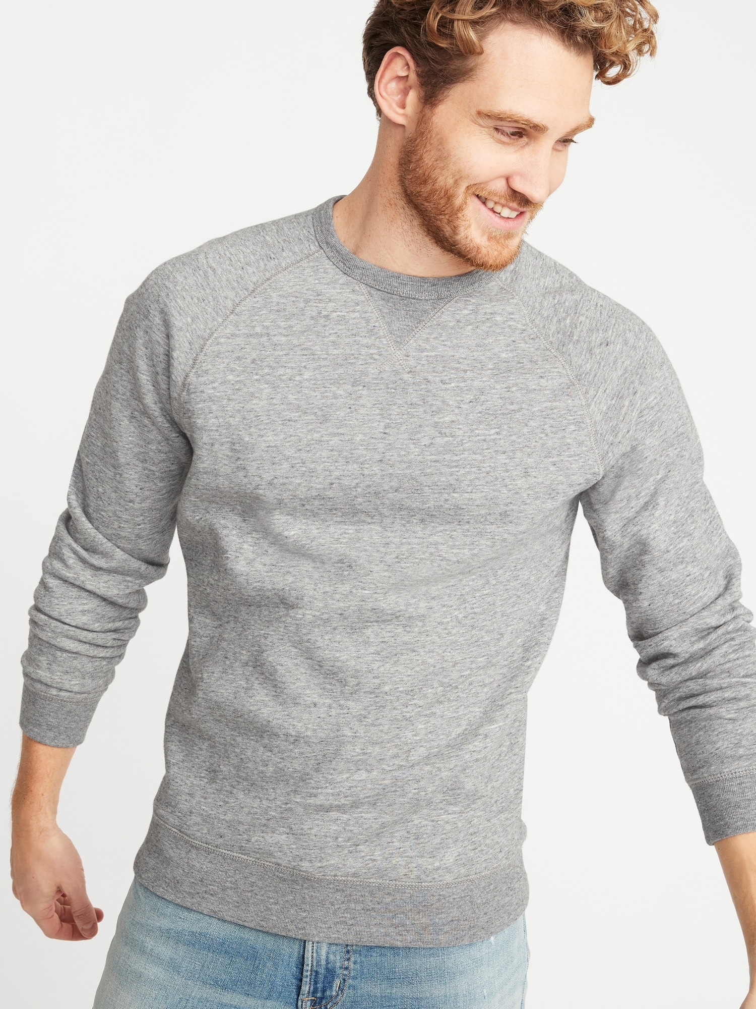 Download Classic Crew-Neck Raglan-Sleeve Sweatshirt for Men | Old Navy