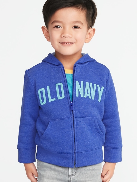 View large product image 1 of 4. Logo-Graphic Zip Hoodie for Toddler Boys