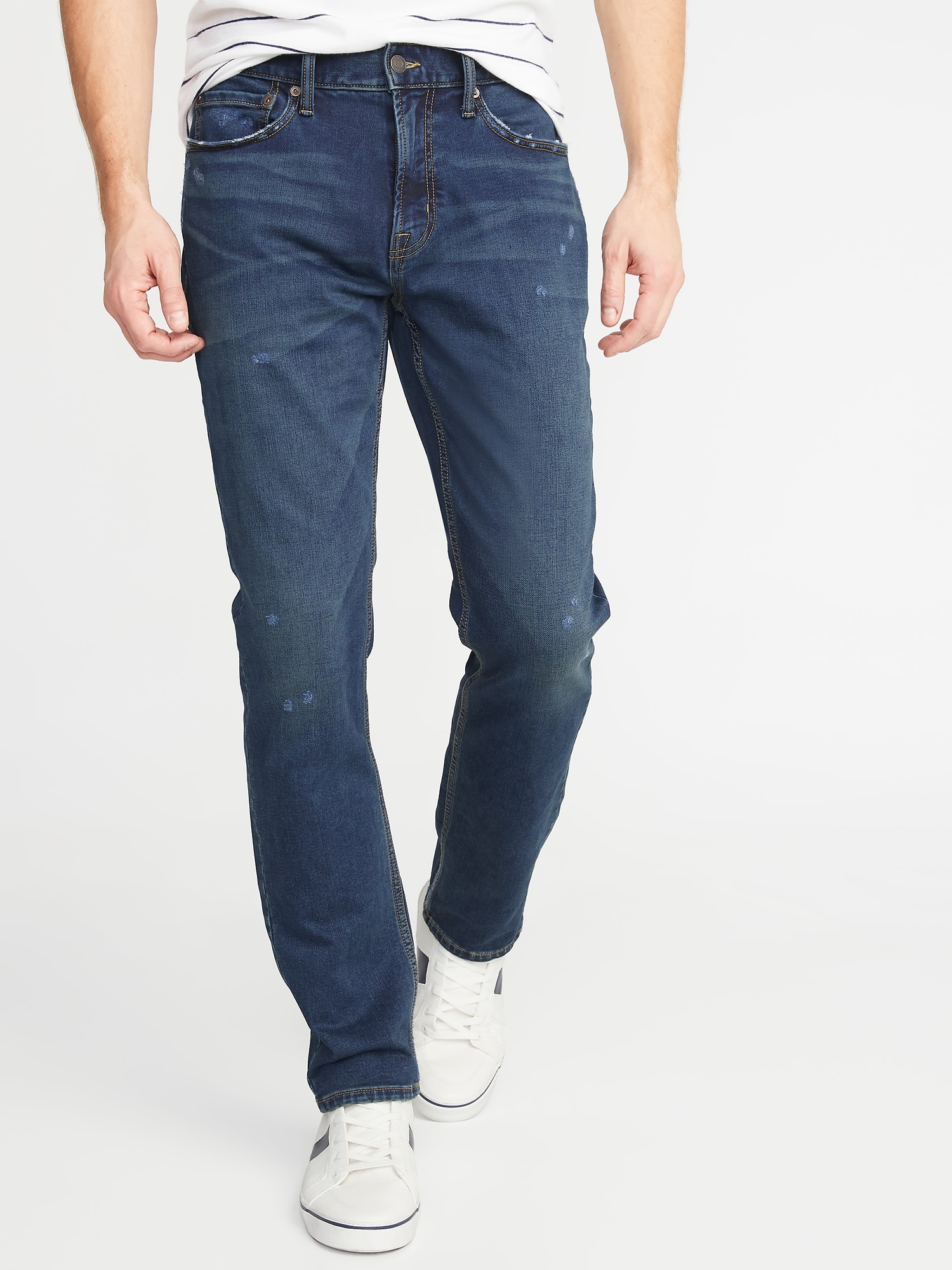 slim built in flex jeans