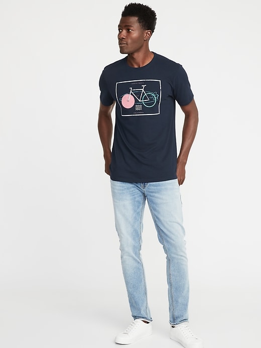 Graphic Soft-Washed Tee for Men